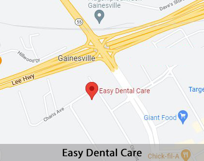 Map image for Pediatric Dental Services in Gainesville, VA